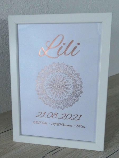 Geburtsdatenbild Perlglanz